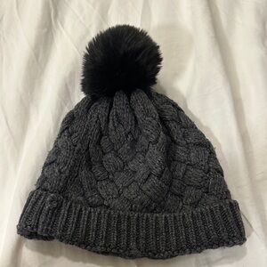 J. Crew Charcoal Knit Beanie
